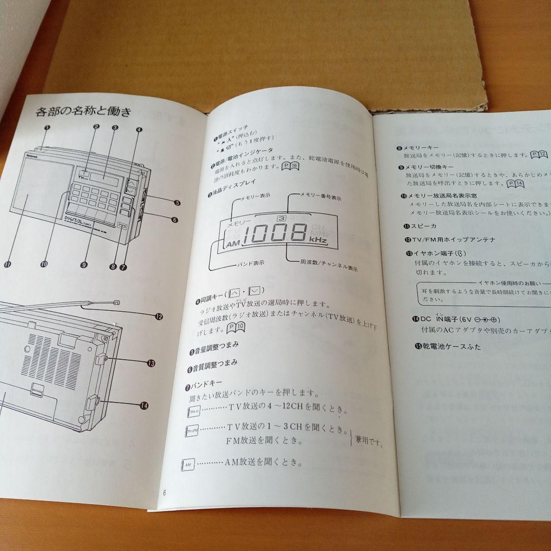 National RF-U77 3BANDラジオ ほぼ未使用 当時物 昭和レトロ - メルカリ
