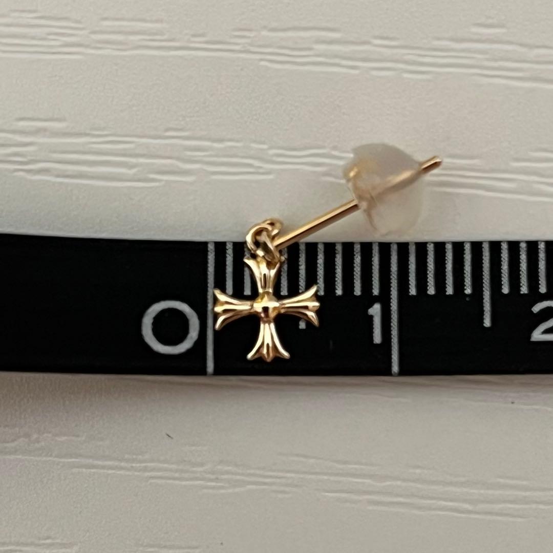 AVALANCHE (アヴァランチ) K10 YG クロスチャームピアス 片耳 - メルカリ