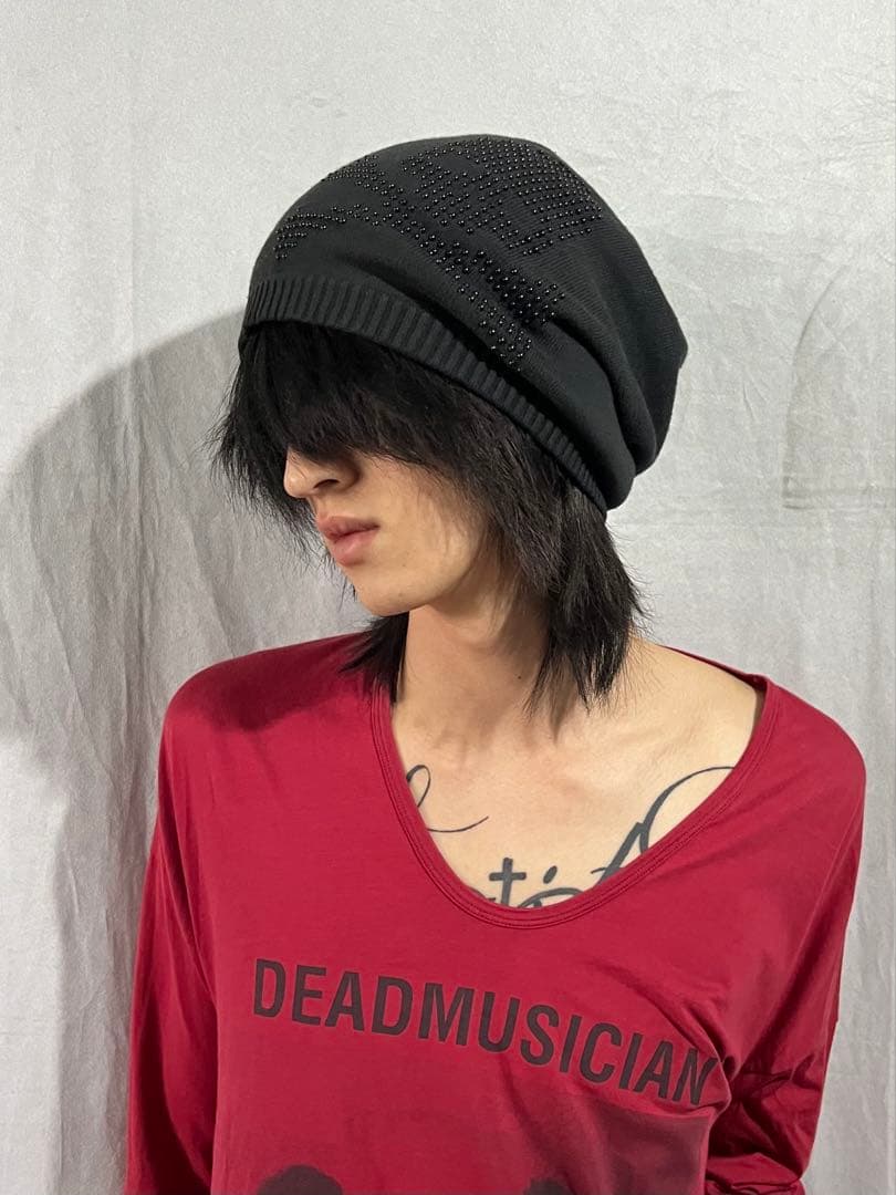 帽子 \"mastermind\" Skull Rhinestone Knit Cap