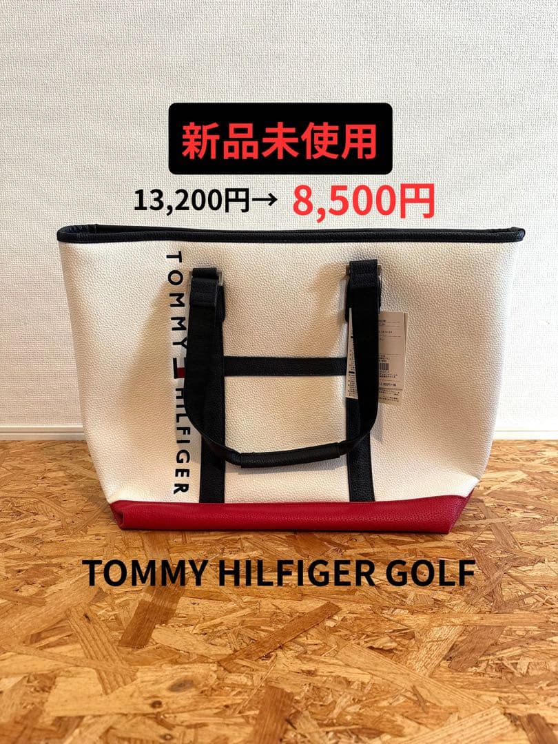 【  GOLF】トートバッグ ホワイト/レッド アドミラル ゴルフ（Admiral GOLF）（メンズ）トートバッグ 合皮