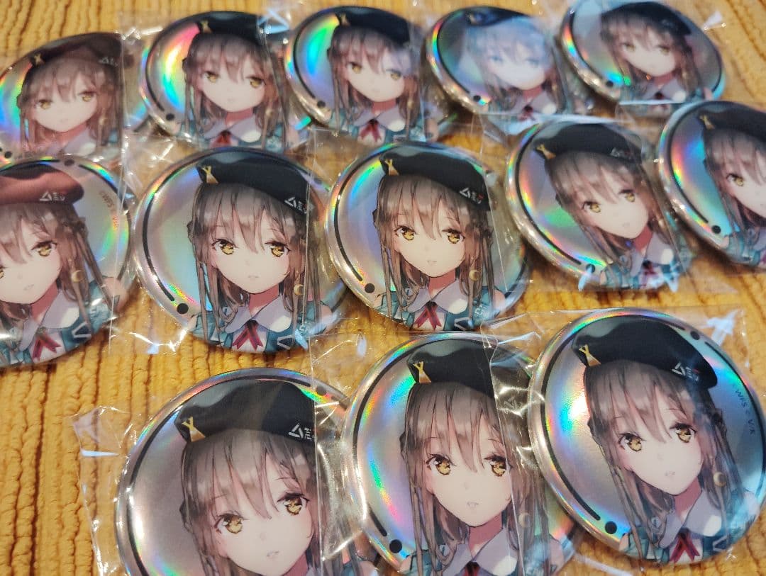 大島一千子 ヘブンバーンズレッド ヘブバン ホログラム 缶バッジ