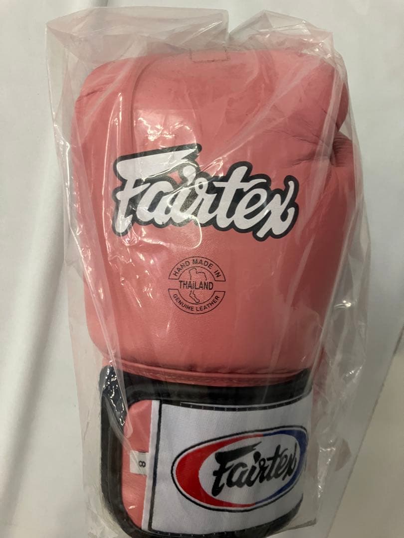 Fairtex ボクシンググローブ 8oz ピンク フェアテックス Fairtex BGV1 ボクシンググローブ 本革 8オンス 10