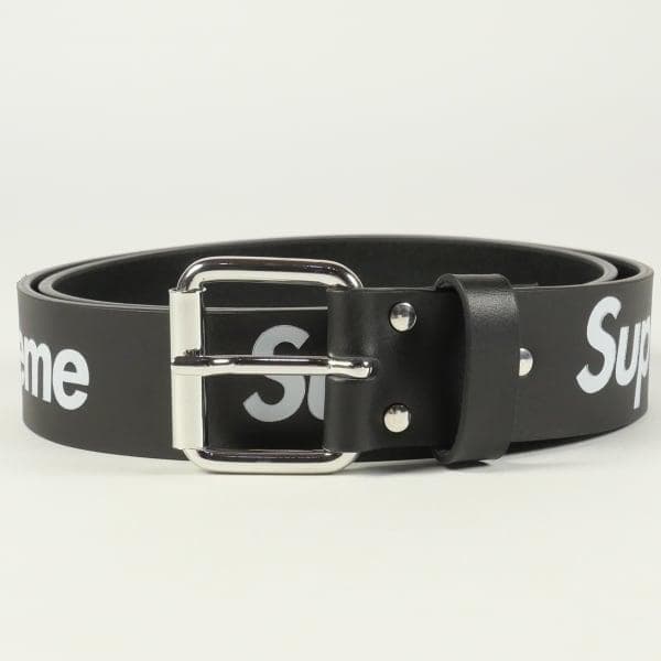 Supreme Repeat Leather Belt ベルトS/Mシュプリーム