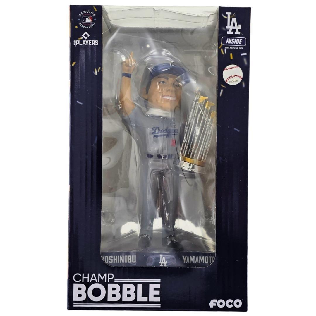 2024体限定】山本由伸 ドジャース バブルヘッド 世界一トロ 【2024