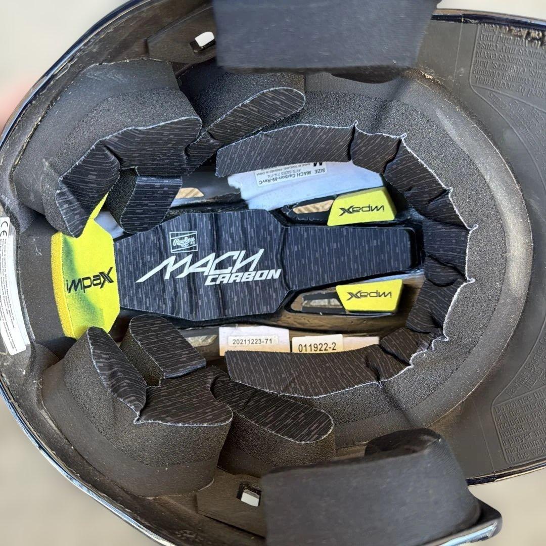 ローリングスUSAヘルメット マッハカーボン 硬式軟式 MLB Mサイズ