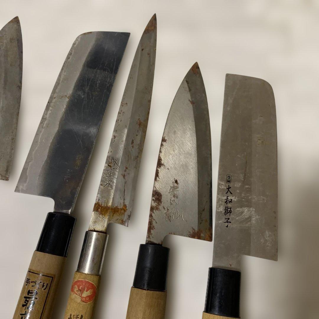 包丁 32本 木製ハンドル 克弘/暁里/堺秀/長光/関一本木/大和獅子/