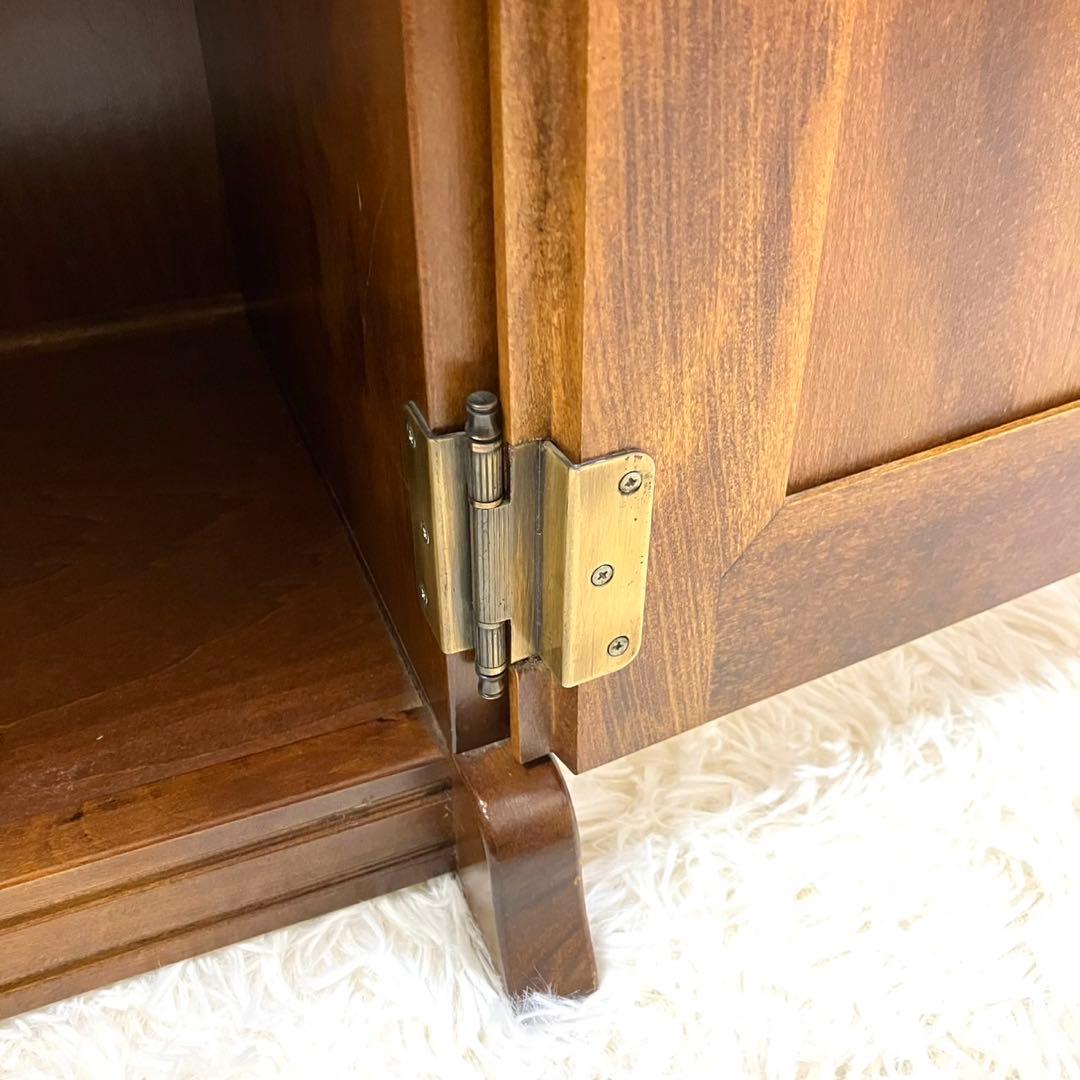 karimoku カリモク コロニアル コーナーテーブル コーナーラック 電話台