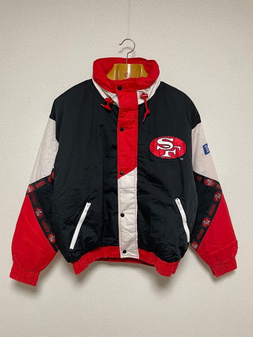 90s NFL SAN FRANCISCO 49ERS 中綿ジャケット USA製 90s LOCKER LINE 