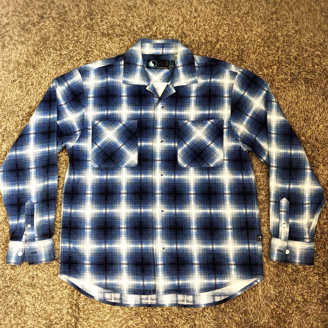 キムタク着！T&C タウンアンドカントリー ネルシャツ オンブレシャツ