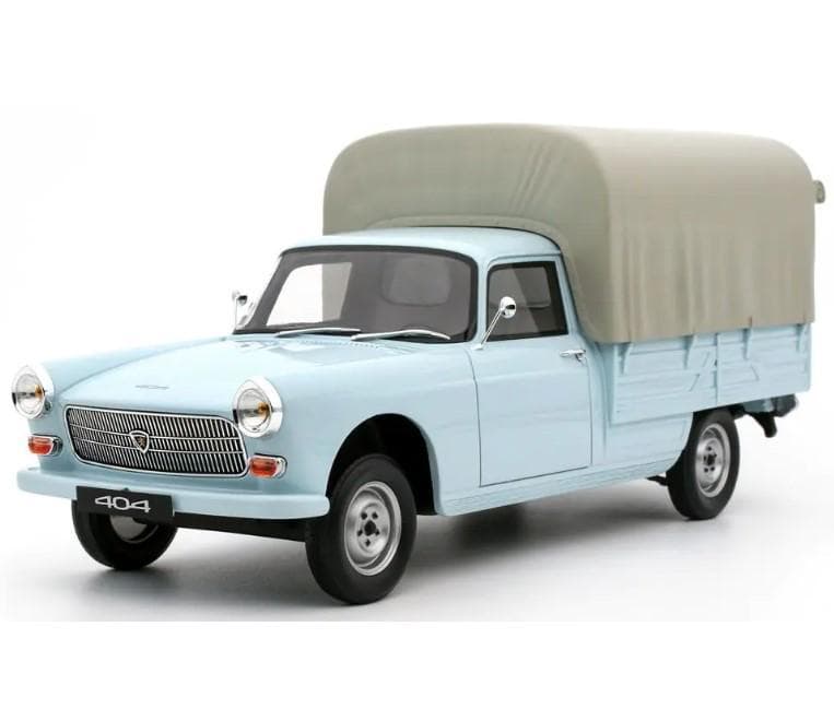 1/18 プジョー 404 ピックアップトラック 1967 (ブルー) 1/18 OTTO 1967 Peugeot 404 Pick Up Bache (Blue) Car Model