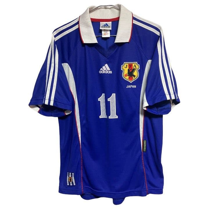 99-00 日本代表 三浦知良 adidasオフィシャルユニフォーム - メルカリ