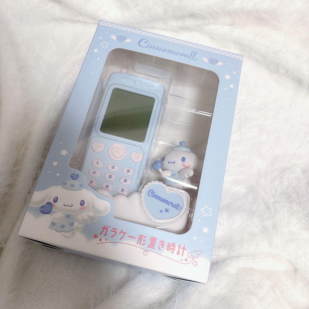 サンリオ ガラケー形置き時計 シナモロール シナモン - メルカリ