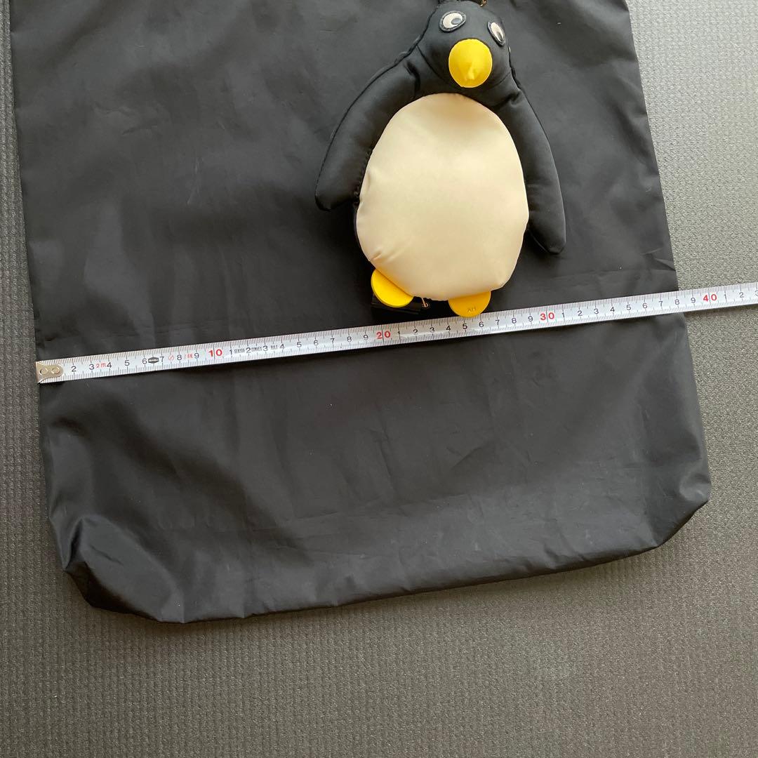 アニヤハインドマーチ ペンギンチャームショッパーエコバッグ ペンギン