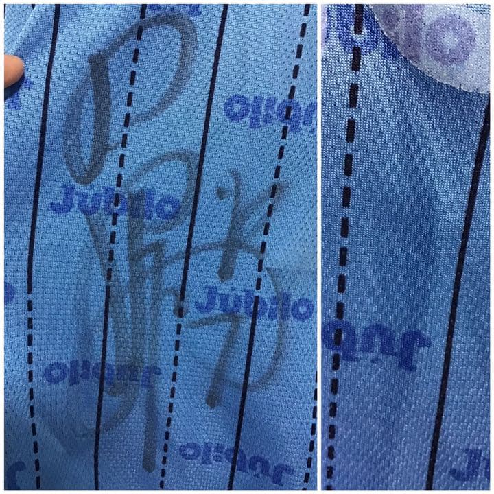 ジュビロ磐田 名波浩 名前刺繍&サイン入りユニフォーム 98/99 ホーム