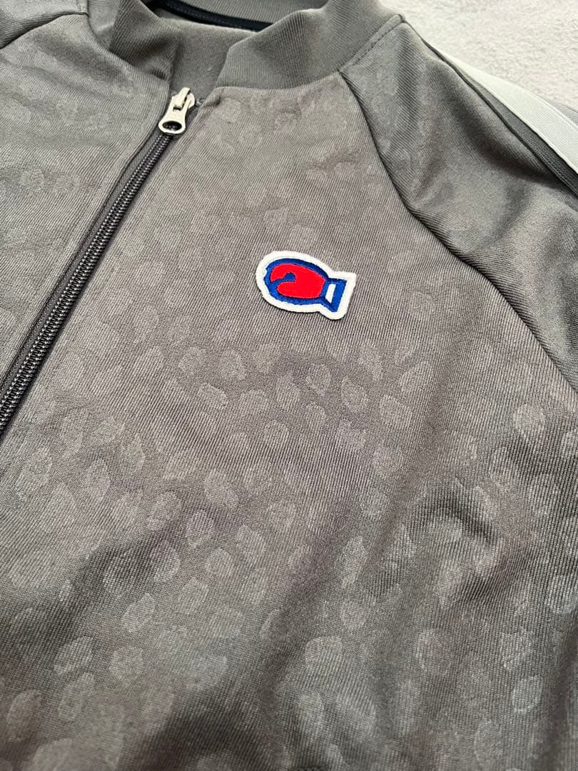 ブルーナボイン グレー レオパード柄 チャレンジャージ XS