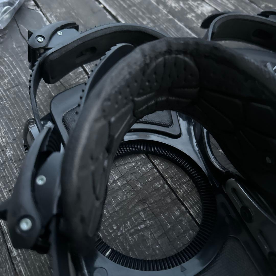 JOYRIDE スノーボード ビンディング アルミヒールカップ 黒 ジョイ