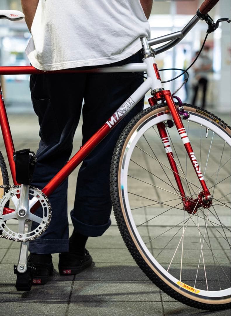 MASH STEEL kuwahara E.T.OLD BMX MTBブルーラグ