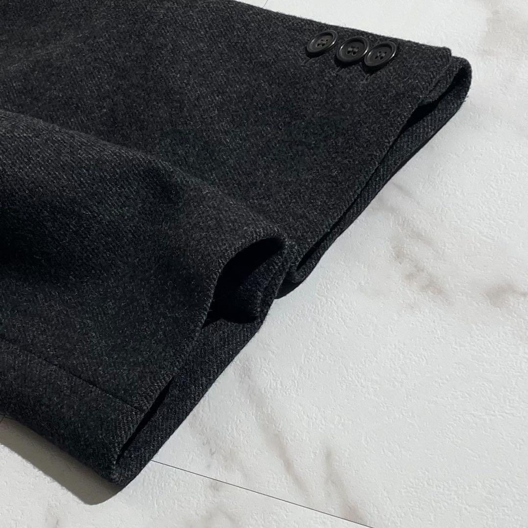 極美品 プラダ チェスターコート グレー ロングコート ウール 【169