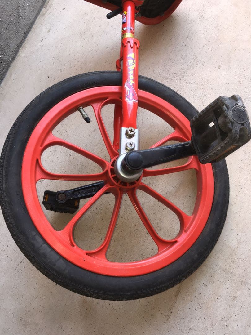 一輪車 赤 16インチ