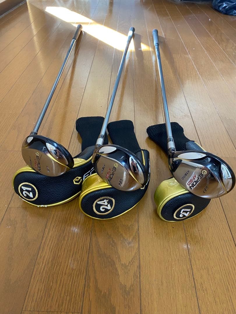 【EPON】エポン AF905 UT 21°•24°•27° MCH60R 3本 EPON エポン 中古ユーティリティ AF-905 HYB U21の商品詳細｜中古