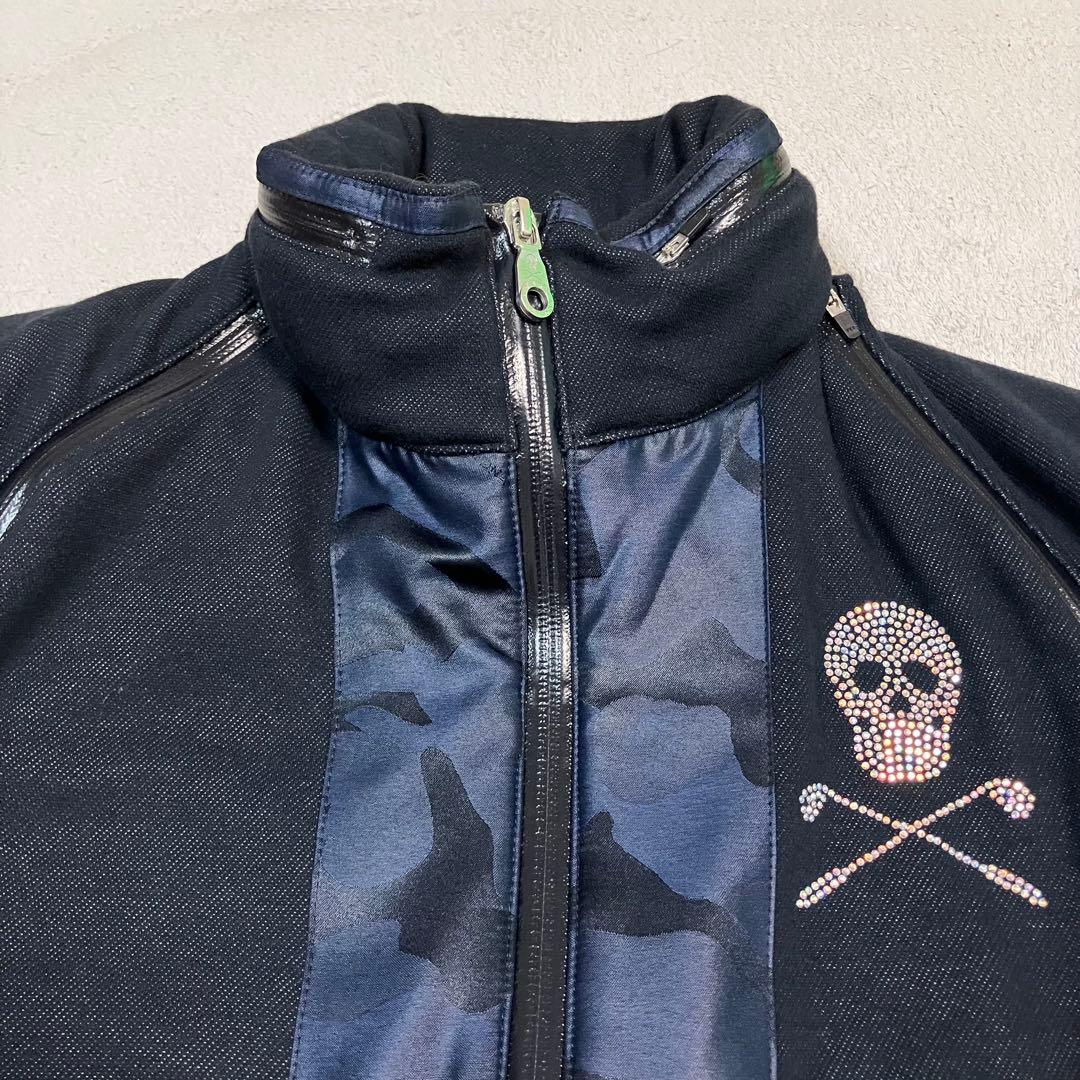 MARK&LONAマークアンドロナ　2wayジップアップジャケット ゴルフウェア MARK&LONAマークアンドロナ 2wayジップアップジャケット ゴルフウェア