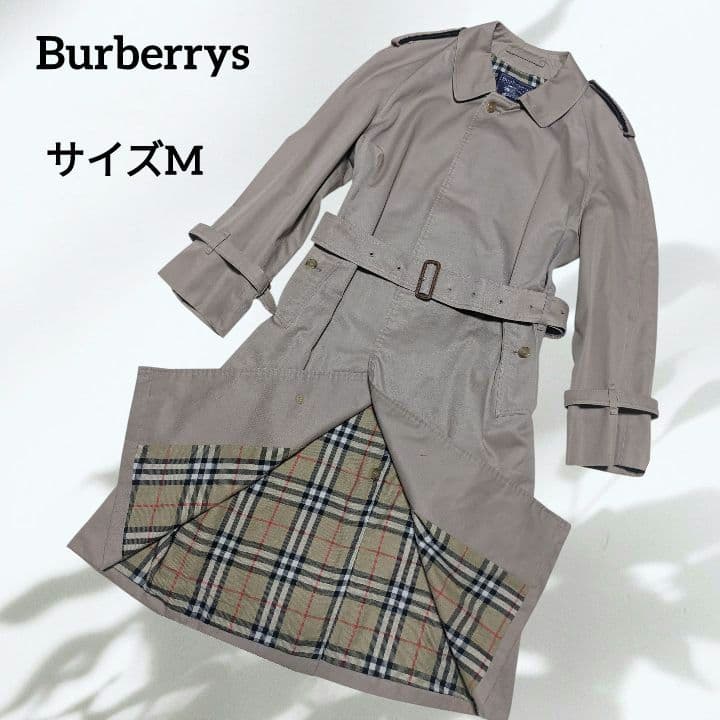 ✨Burberry's メンズ ステンカラーコート Mベージュ 楽天市場】BURBERRY バーバリー ステンカラーコート ロングコート