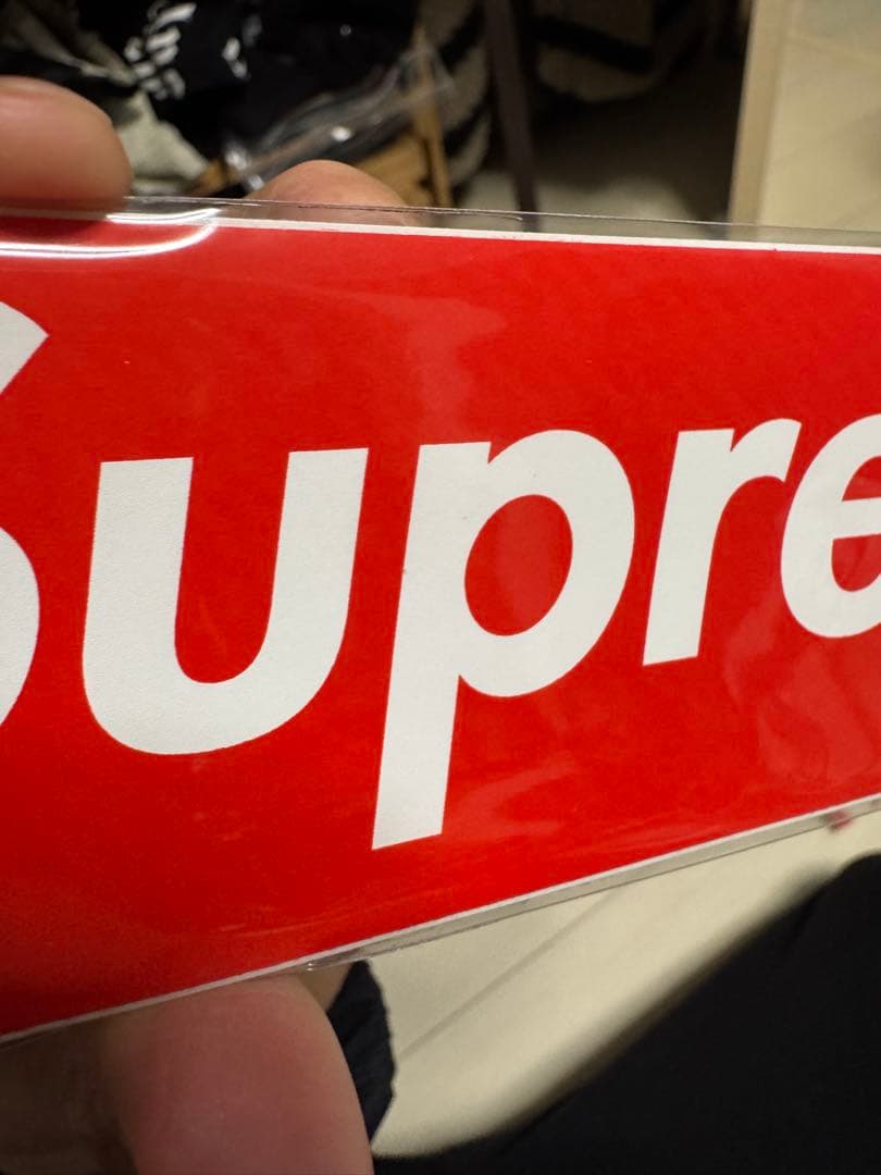 supreme 極レア　カーボンレッド　ステッカー supreme 極レア カーボンレッド ステッカー - スケートボード最高 の