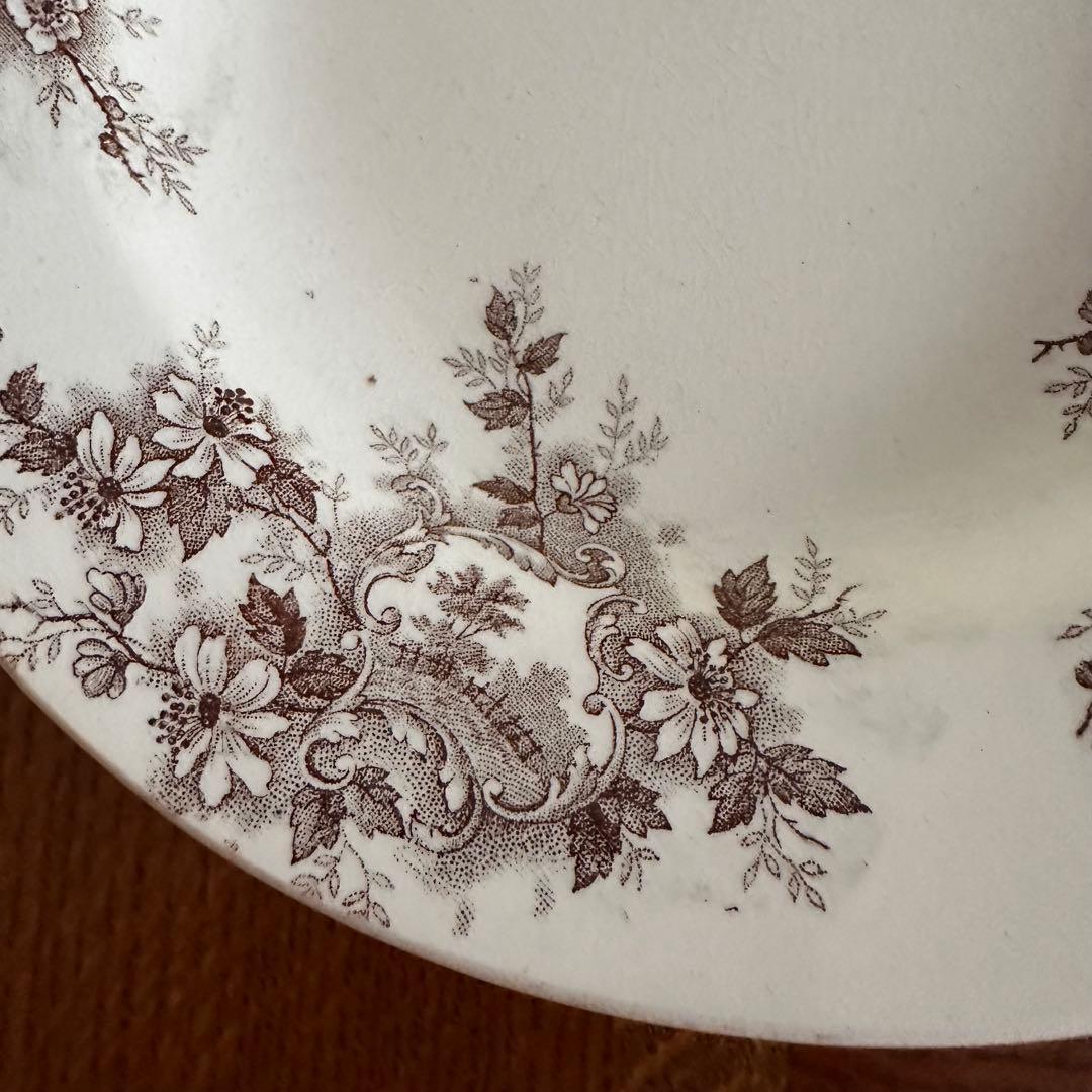 極美品 【C】深皿 ジョワジールロワ POMPADOUR フランスアンティーク