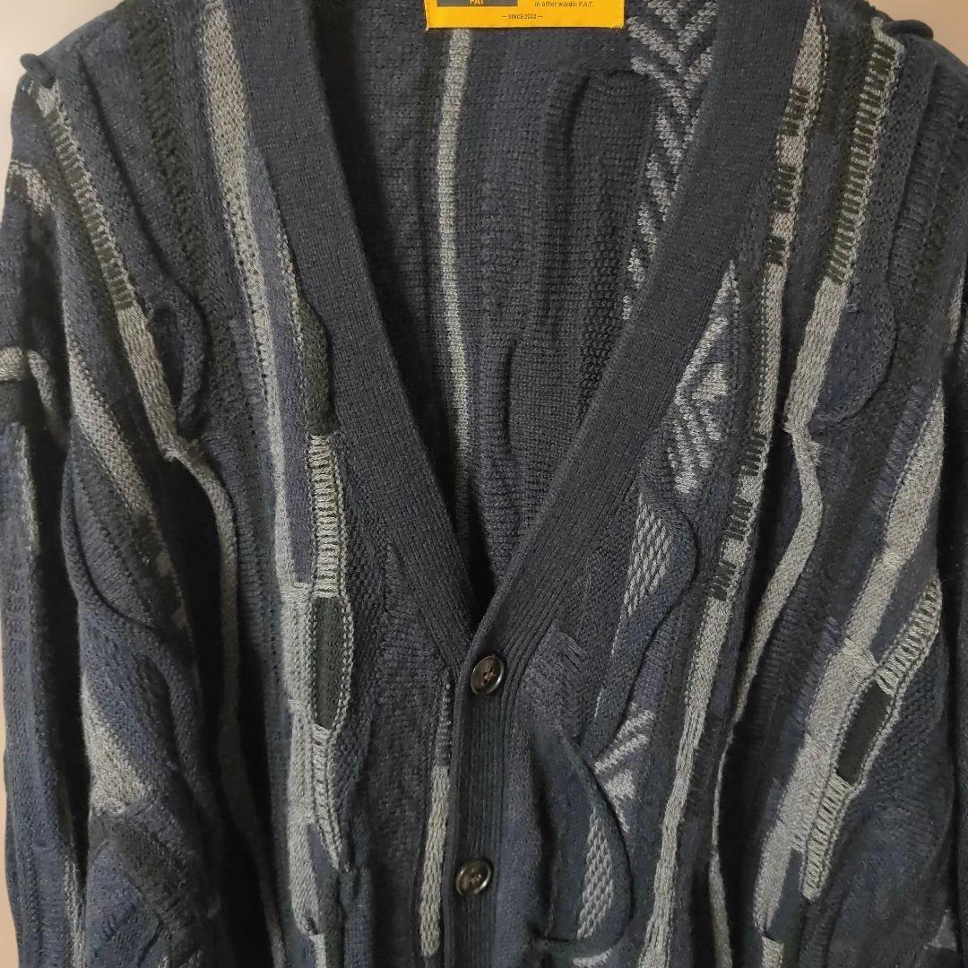 極美品FAT 3DニットカーディガンCOOGIGANサイズFAT(XL)