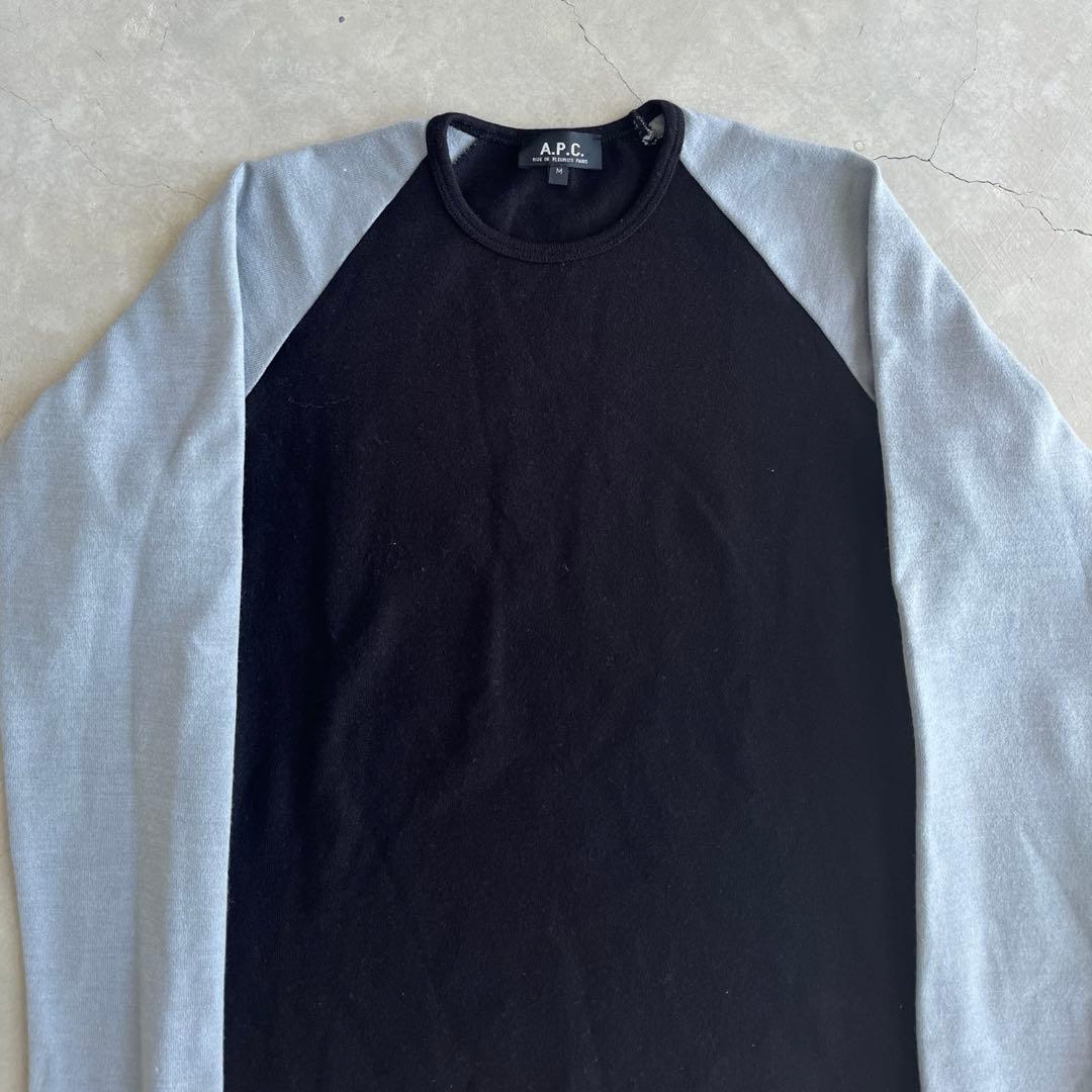 トップス A.P.C.archive made in france cotton knit