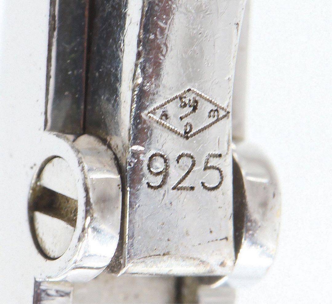 K2373 カルティエ SV925 ラウンドデザイン カフス - メルカリ