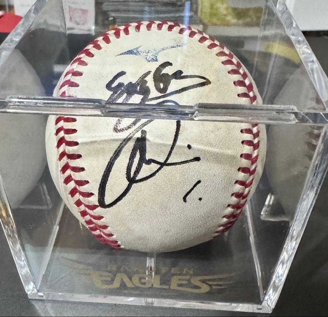 楽天イーグルス　宗山選手　直筆サイン入りボール　4月3日東北開幕試合実使用球 楽天イーグルス 宗山選手 直筆サイン入りボール 4月3日東北開幕試合実