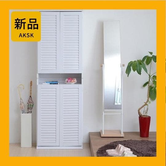 60cm×2台セット 開店記念セール！！ ルーバーシューズボックス 2 楽天市場】【ポイント10倍】【2台セット/組立式】《JKP》ルーバー