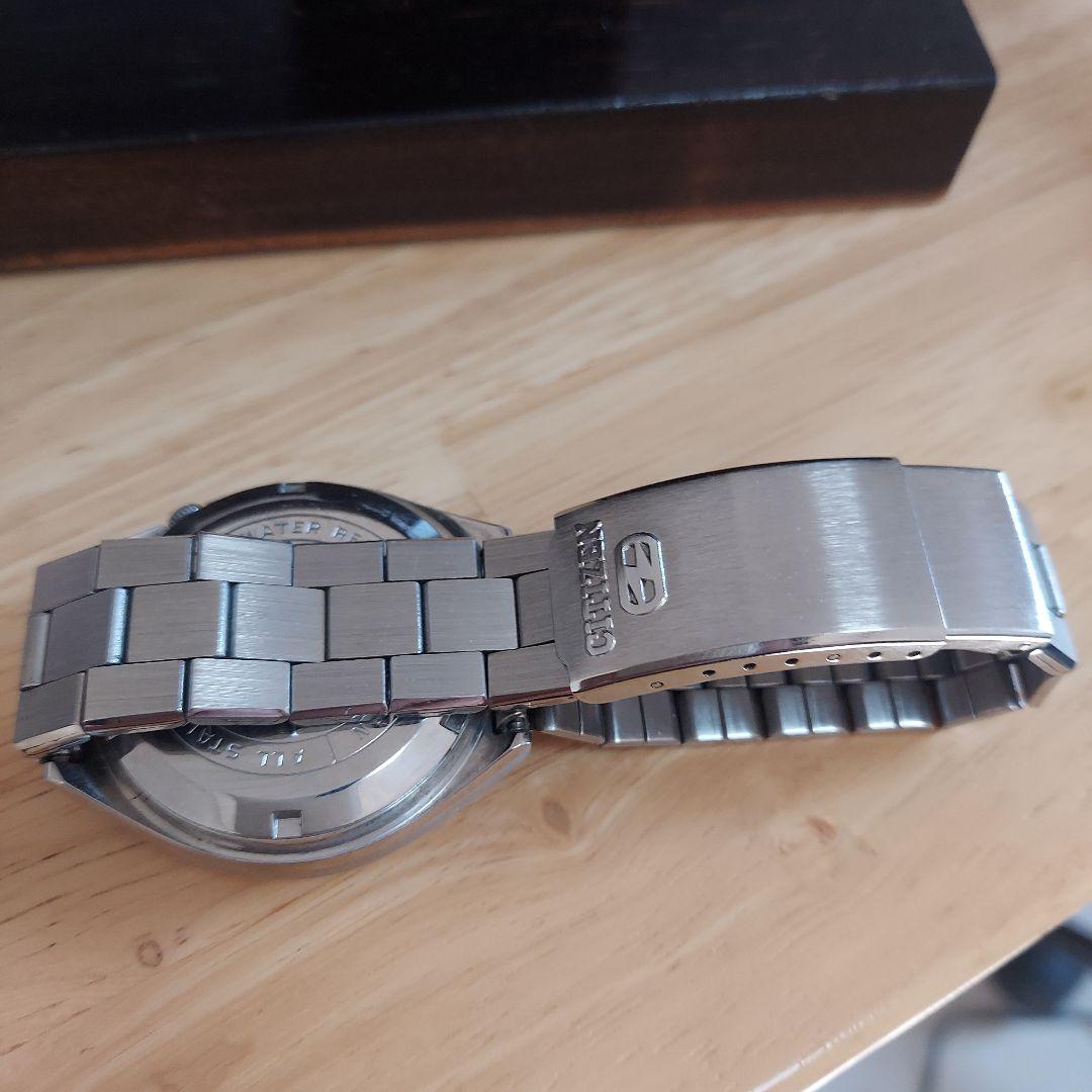 CITIZEN 自動巻き時計 ピンクダイヤル コスモトロン