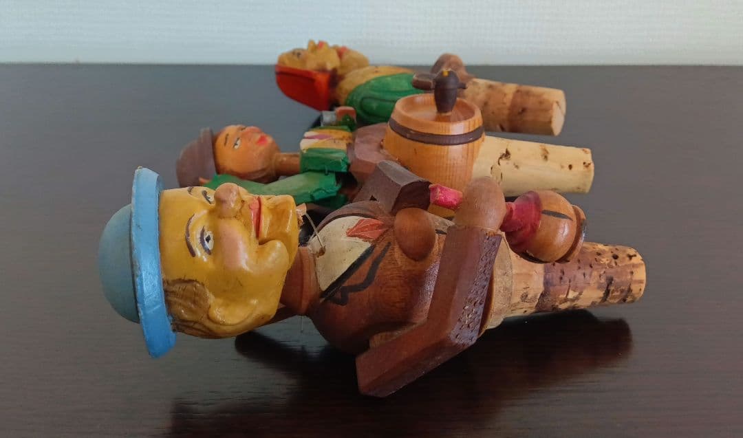 ANRI アンリ からくり人形 イタリア製 ボトルストッパー アンティーク