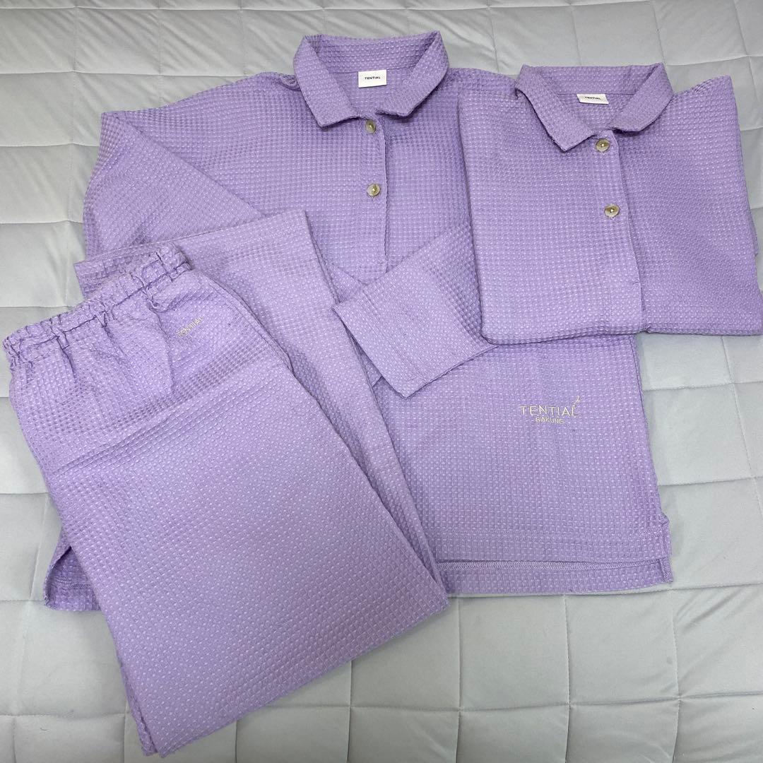 【BAKUNE Waffle Women’s 3点セット】25年最新モデル完売品 TENTIAL（テンシャル） リカバリーウエア 公式 BAKUNE Waffle Women's