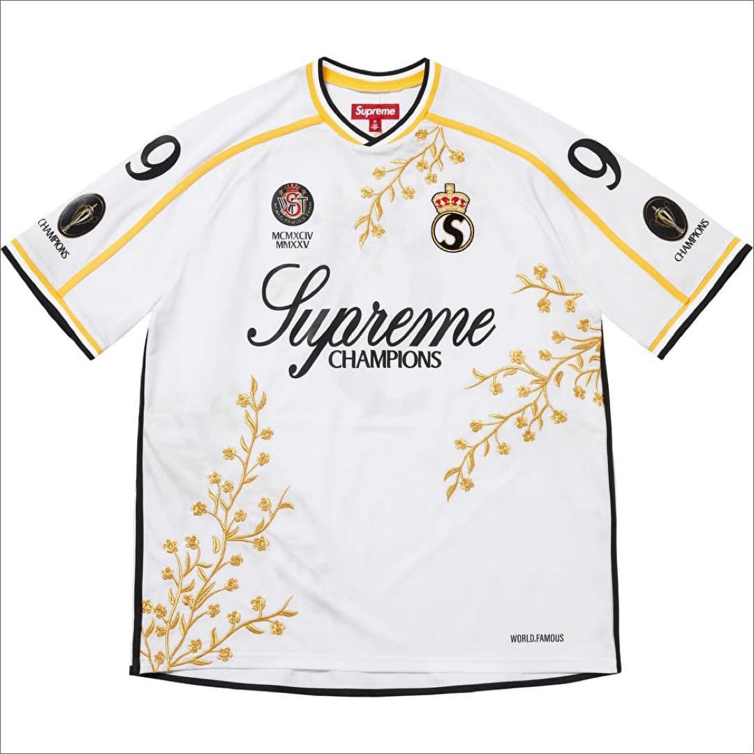 ウェア Supreme Floral Soccer Jersey \"White\"
