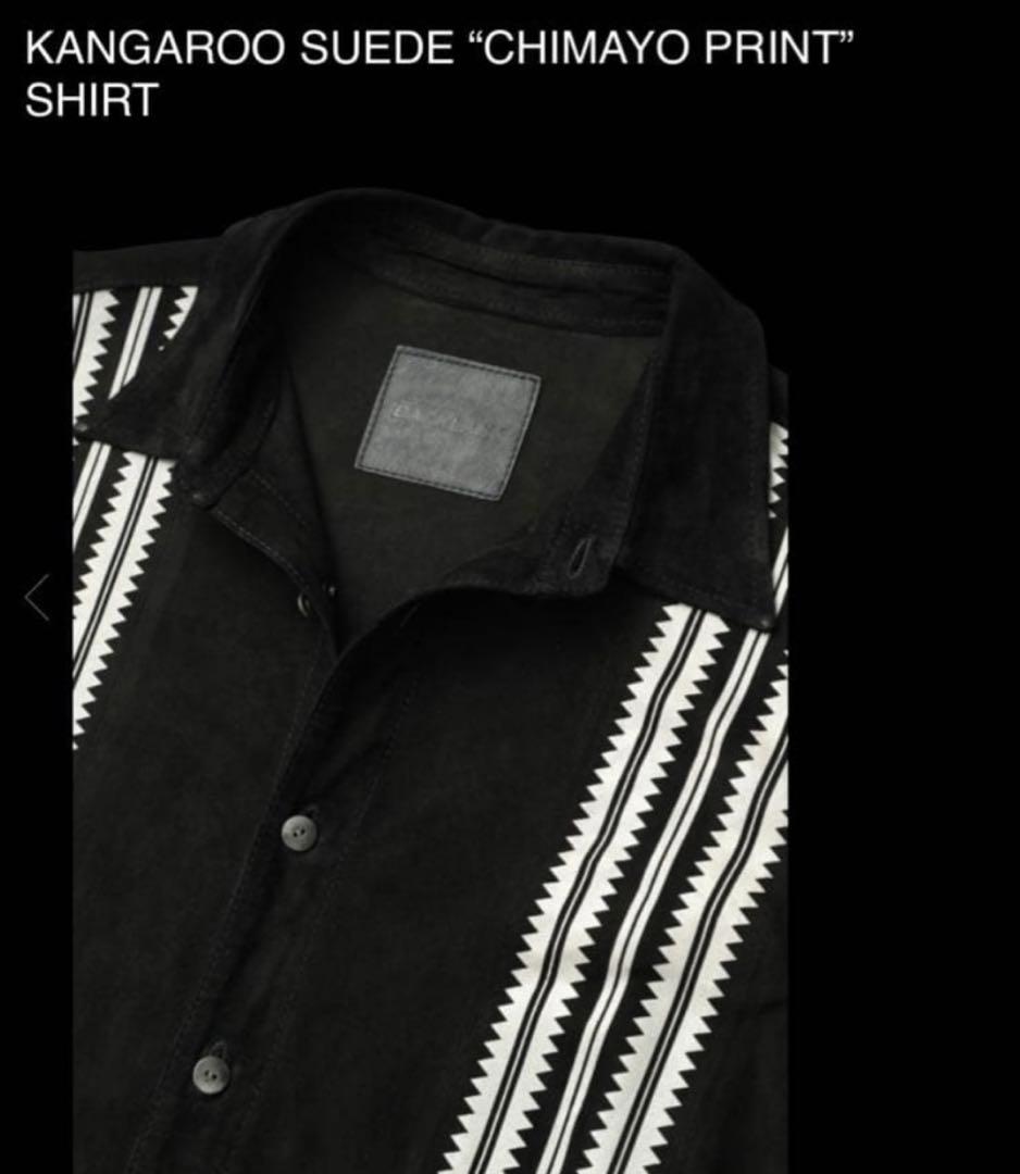 キムタク ライブ着用 バックラッシュ カンガルースエードレザーシャツ