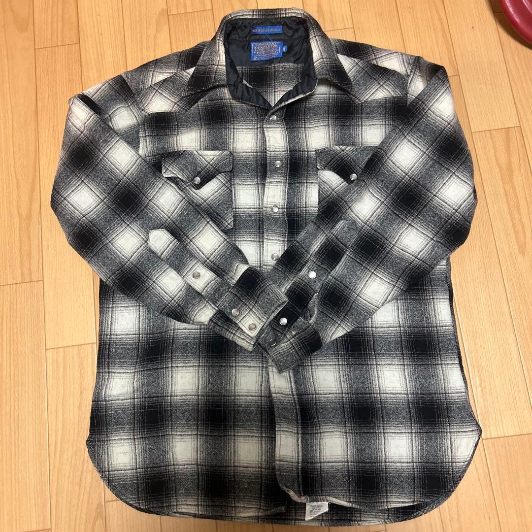 超スペシャル 60s ペンドルトン オンブレ チェック シャツ L ブラック 楽天市場】PENDLETON 100周年記念 オンブレ チェック ウール シャツ L