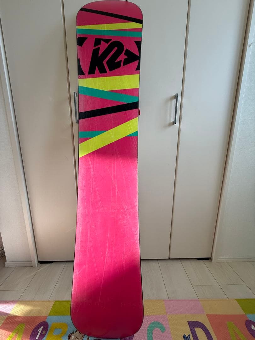 K2スノボート146センチとバインディングとスノボバッグ3点セ