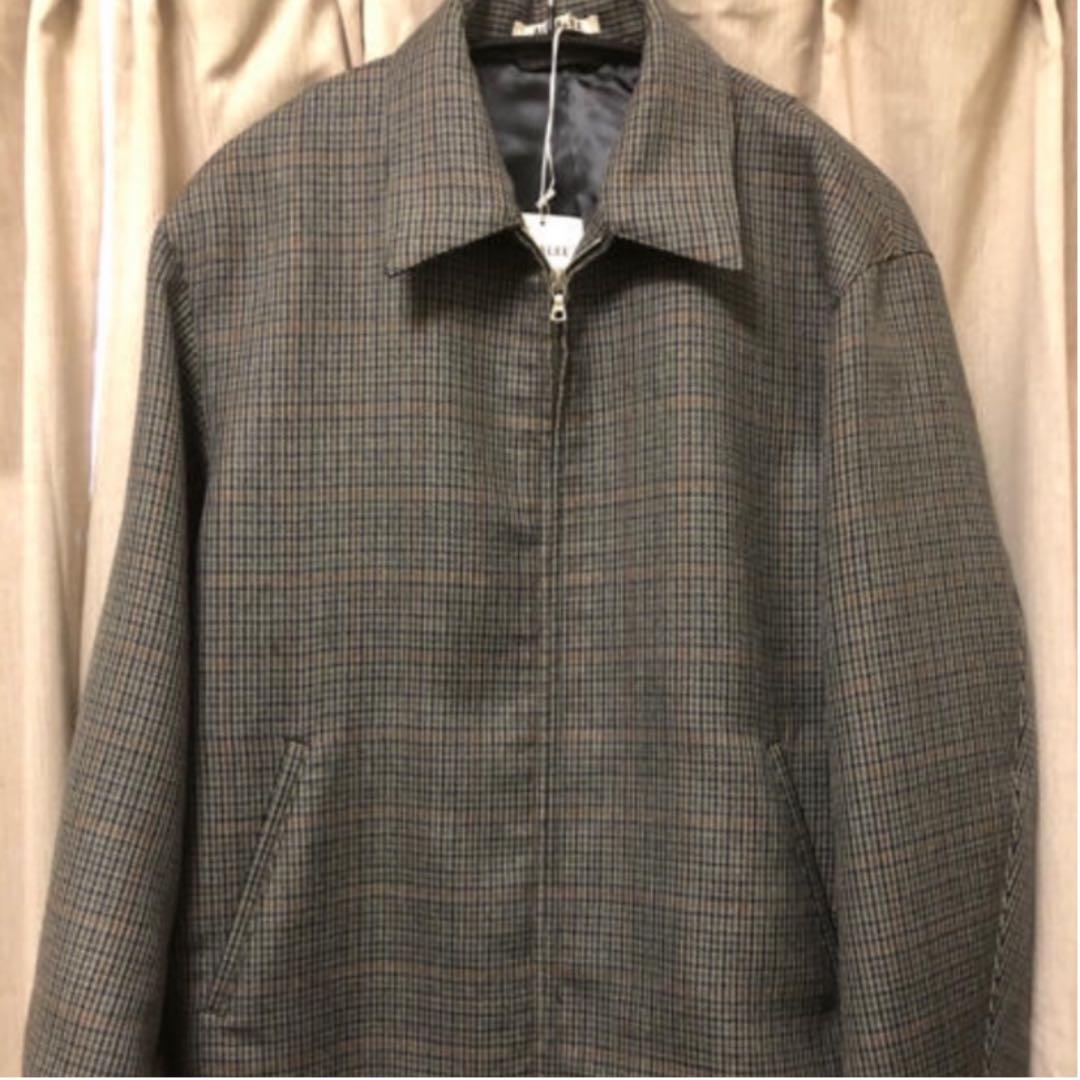 AURALEE 18AW オーラリー ダブルフェイスチェックブルゾン - メルカリ