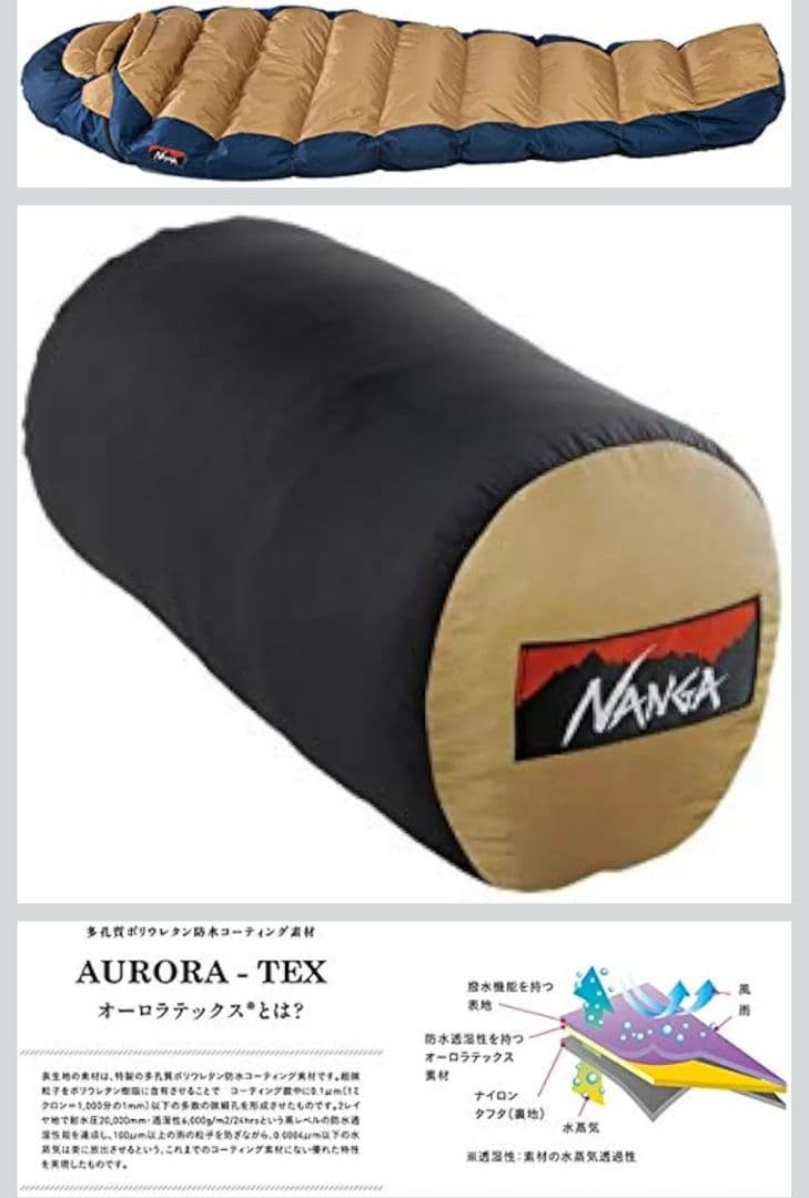 すみしろ様 ナンガ オーロラライト 450DX レギュラー シュラフ オーロラテックス ライト450DX – NANGA ONLINE SHOP