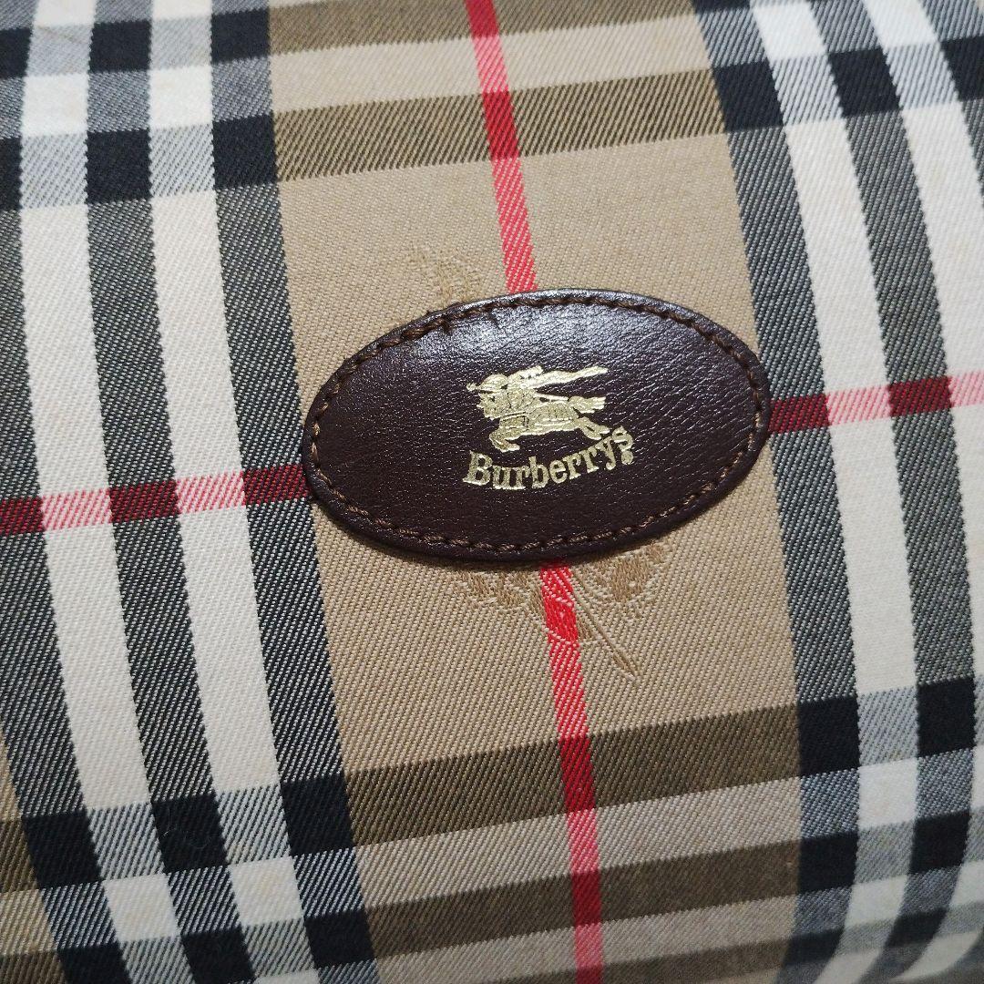 Burberrys バーバリー ノバチェック ミニボストンバッグ シャドーホース