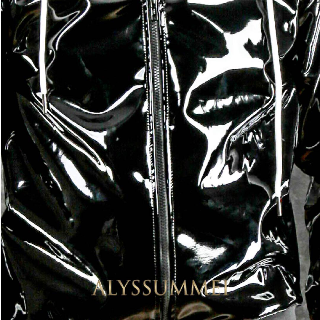 超光沢エナメルウインドブレーカーサウナースーツ汗出しダイエット