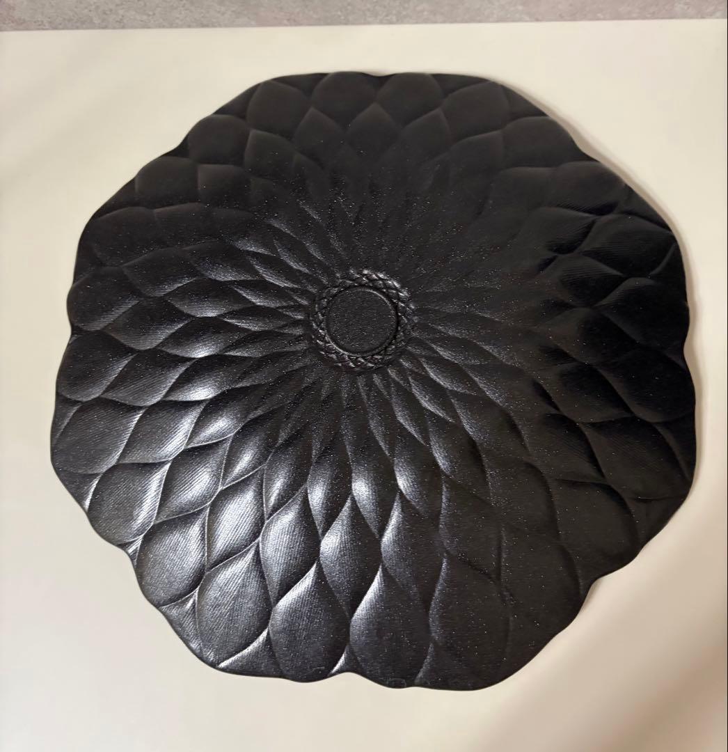 【未使用】IVV イタリア製　ガラス　皿　28.0cm 4枚セット