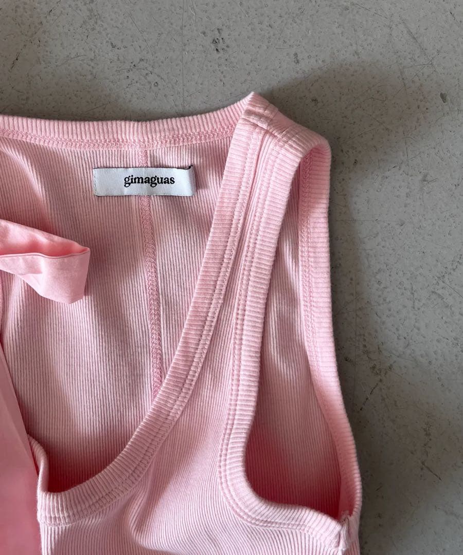 トップス Gimaguas Bow top \"PINK\"