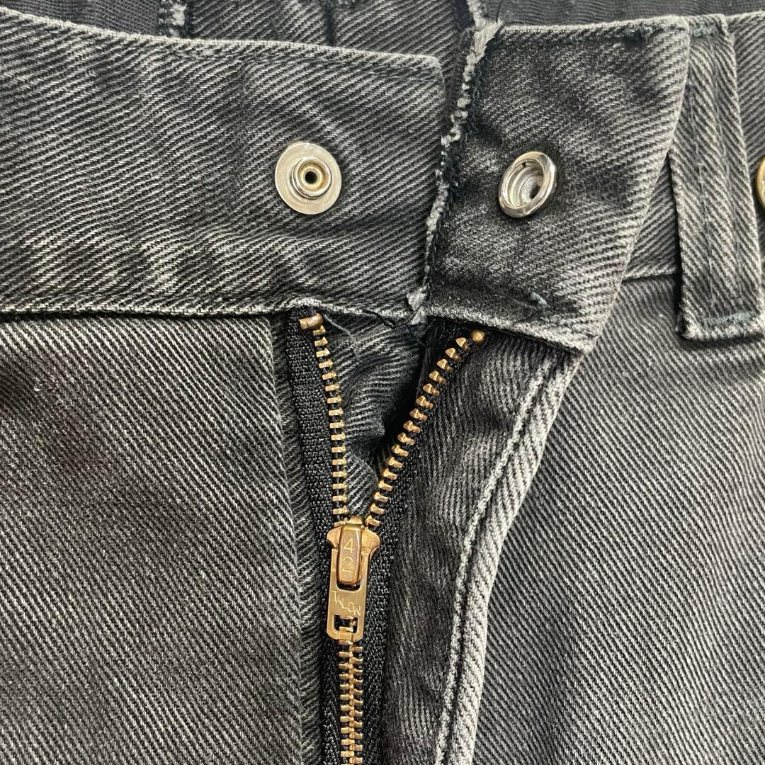 幻級 60s Lee フリスコジーンズ ブラック W34 キャントバステム 襤褸