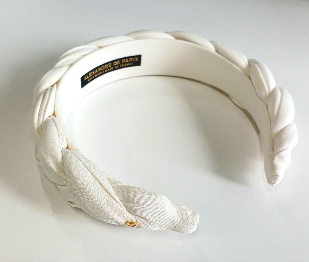 《未使用》ALEXANDRE DE PARIS 三つ編み カチューシャ