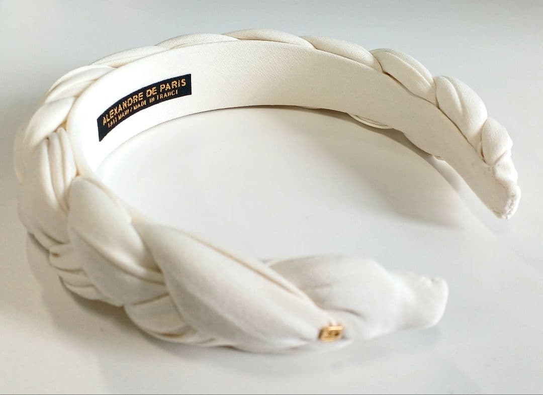 《未使用》ALEXANDRE DE PARIS 三つ編み カチューシャ