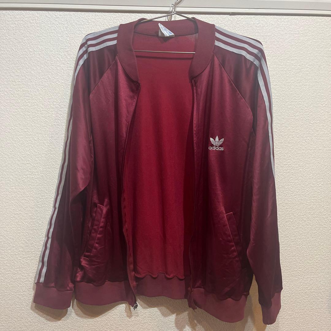 YONCE着用 80s adidas ATP トラックジャケット ワインレッド - メルカリ